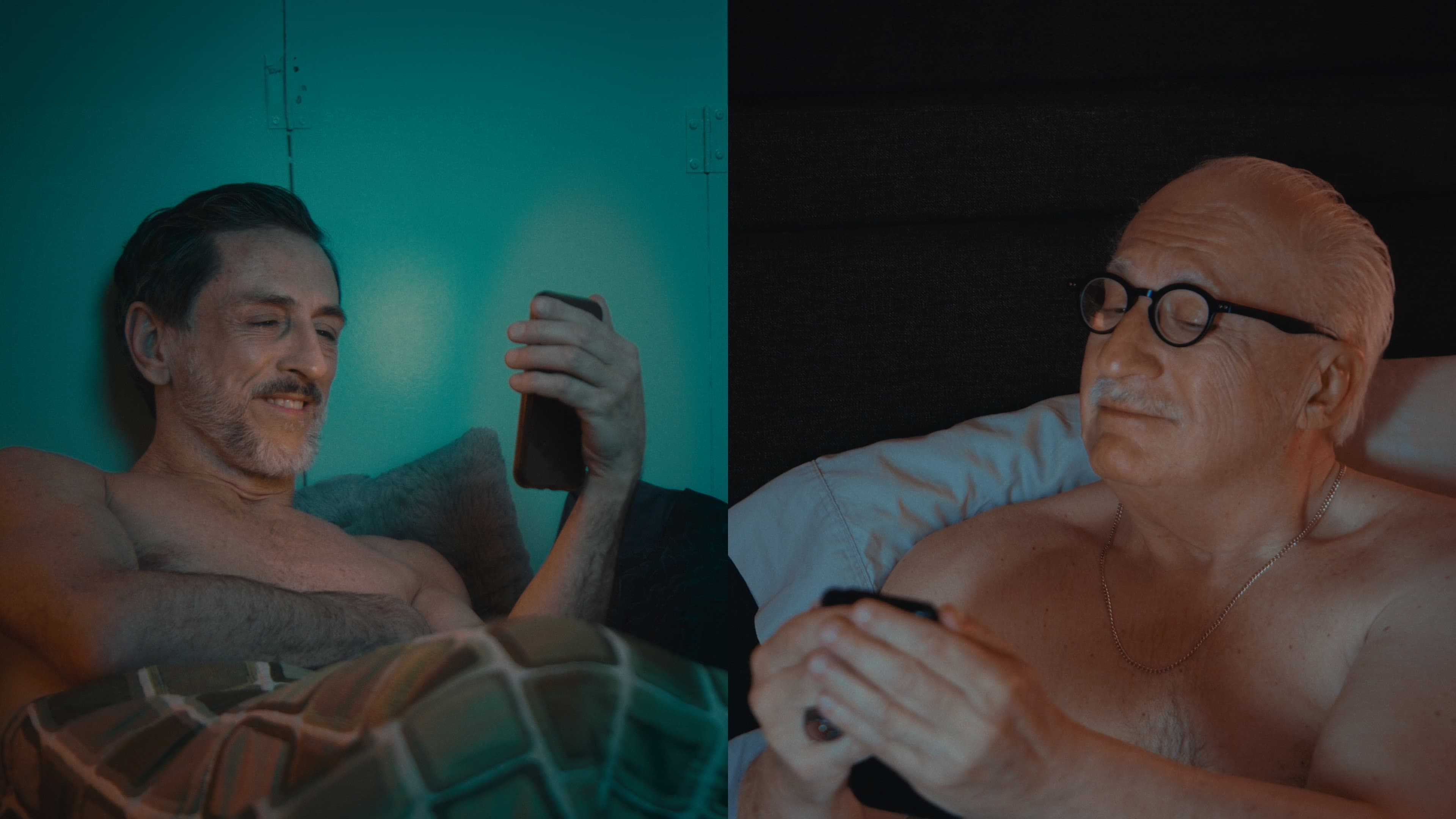 Old Guys in Bed