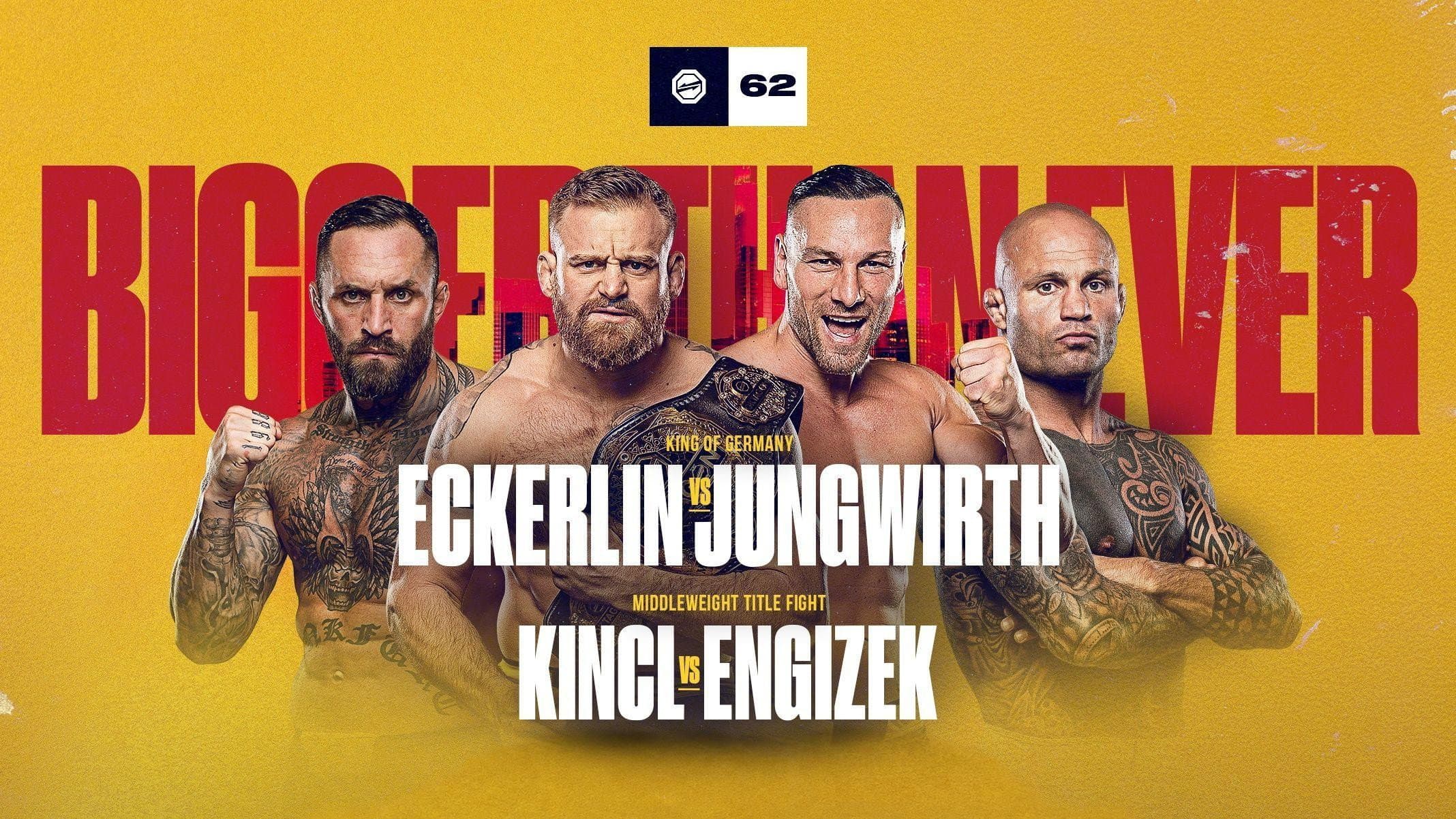 OKTAGON 62: Eckerlin vs. Jungwirth