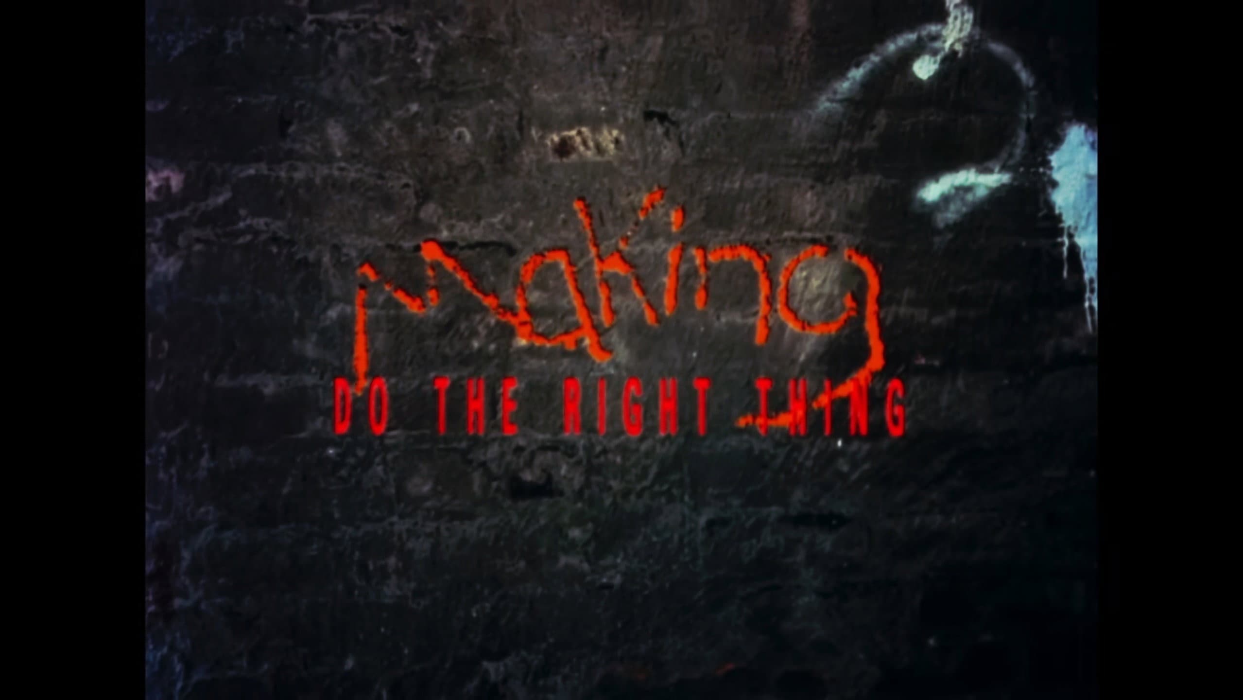 Making 'Do the Right Thing'