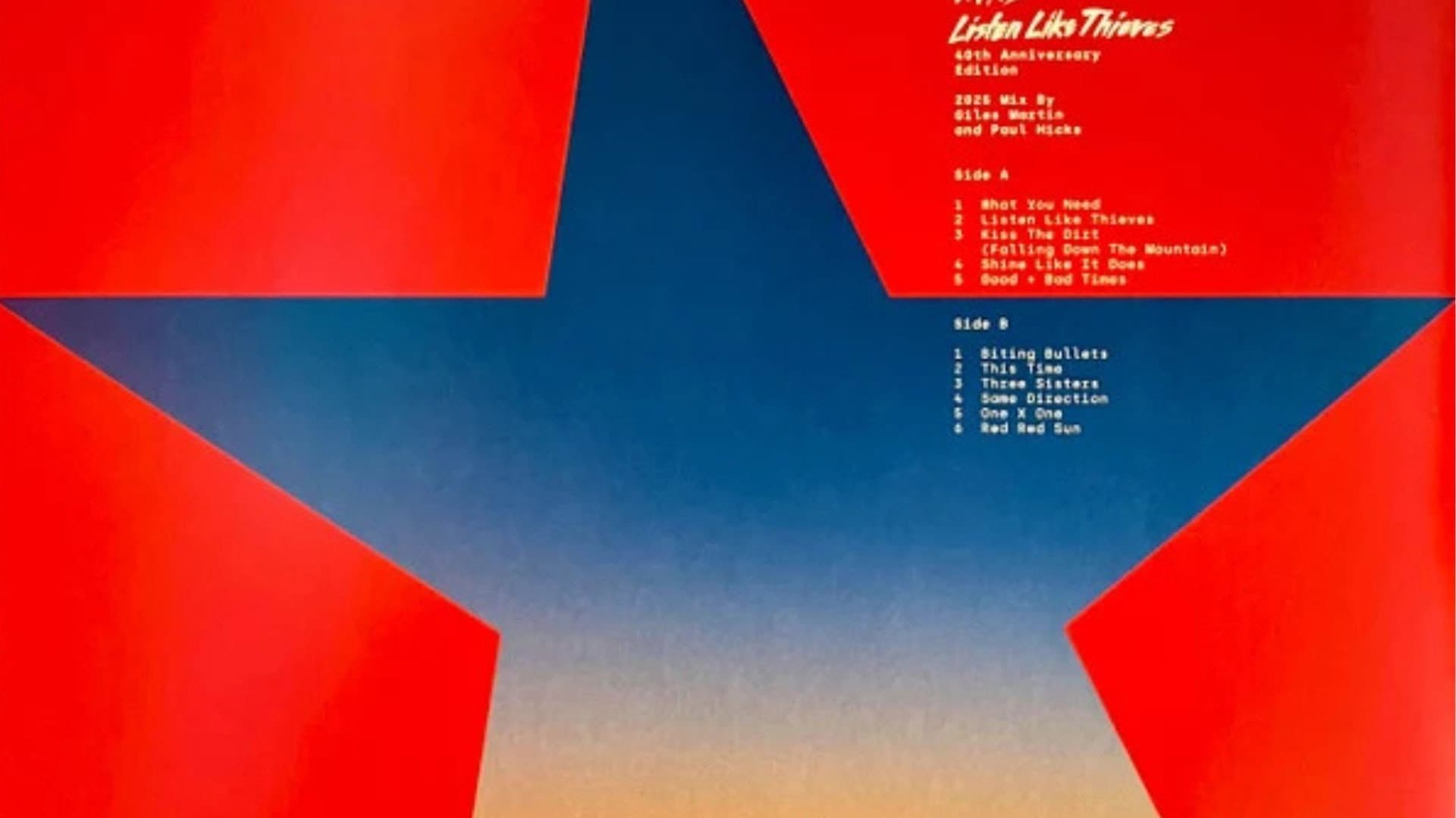 INXS - LISTEN LIKE THIEVES (40th Anniversary Edition)