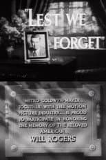 Lest We Forget